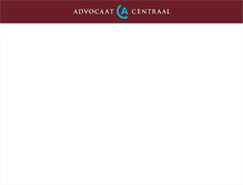 Tablet Screenshot of advocaatcentraal.nl